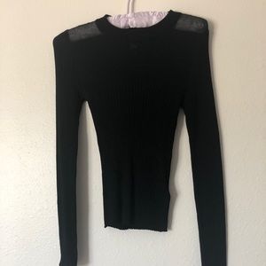 Black see threw top